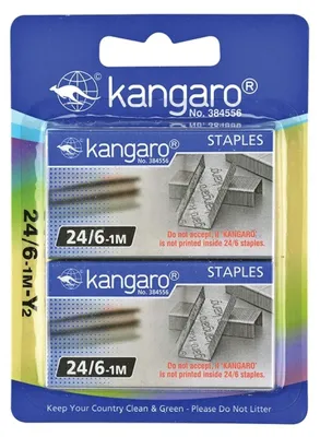 Image de Agrafes n° 24/6 Kanagro 2 x 1000 pièces en blister