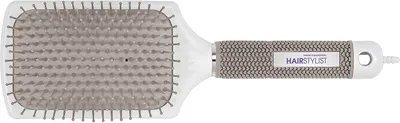 Produktbild von Breite Haarbürste, Quadratisch Kissenbürste, weiß