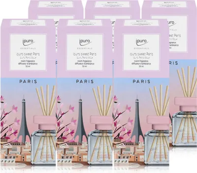 Produktbild von Ipuro sweet Paris Raumduft 50ml - Duftöl Raumduft Lufterfrischer (6er Pack)