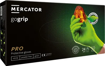 Produktbild von MERCATOR Einweghandschuhe RP30029004_0001 24cm Nitril