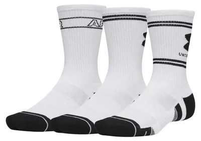 Productafbeelding van Under Armour - "Performance Tech" sokken voor heren/dames, uni model, GT58420 (maat 47 EU - 50,5 EU) (wit/zwart)