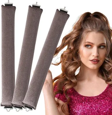 Immagine prodotto di Set di tre mollette elastiche che non bruciano i capelli, adatte a ogni tipo di capello