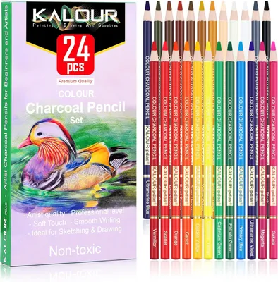Obrázek produktu pro Pastelové tužky, sada 24 kusů, vhodné pro kreslení