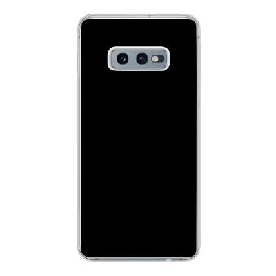 Produktbild von MuchoWow® Handyhülle Schutzhülle Hülle für Samsung Galaxy S10e Schwarz - Dunkel - Massiv - Farbe Silikon Softcase Handy Hülle - Handy
