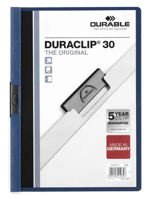 Zdjęcie produktu dla DURABLE Klemm-Mappe Duraclip Original 30 dklblau