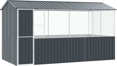 Produktbild von Möbel Vogelkäfig Anthrazit 215x78x200 cm Verzinkter Stahl - Vogelkäfige 3325171