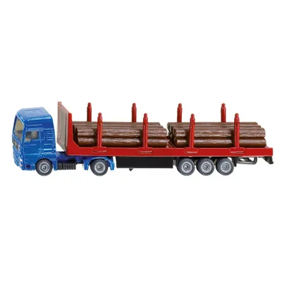 Produktbild von Siku Holz-Transport-LKW Spielzeugeuto blau/rot ; 1659