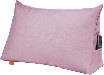 sleepling – Rückenkissen, Keilkissen für Bett und Sofa, 70cm breit, altrosa, Lendenkissen, Lesekissen