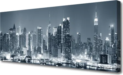 Produktbild von Tulup Leinwand-Bilder 125x50 Wandbild Canvas Kunstdruck Stadt Gebäude