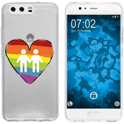 Produktbild von PhoneNatic Case kompatibel mit Huawei P10 Plus Silikon-Hülle pride Männer M3