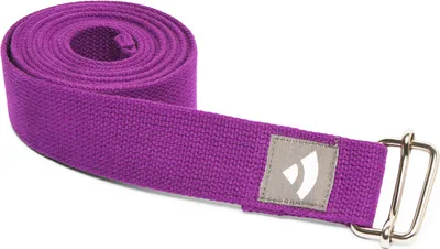 Produktbild von Yogagurt mit Schiebeschnalle ASANA BELT 2,5m, Metall lila