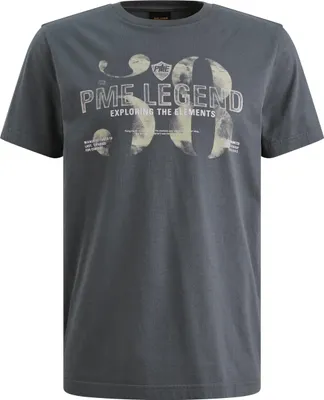 Produktbild von PME LEGEND Short sleeve r-neck single jersey Vintage Indigo M