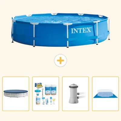 Immagine prodotto di Piscina fuori terra a struttura - 366x76 cm - 5 pezzi - SCB1
