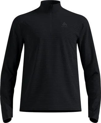 Obrázek produktu pro Essentials Termo tričko s polovičním zipem, pánské - Odlo, barva:15000 black, velikost:XL