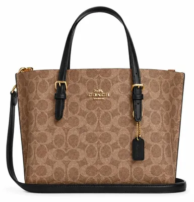 Obrázek produktu pro Dámská kabelka Coach Mollie Tote 25, materiál: Signature Canvas, barva: hnědá