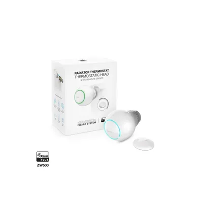 Produktbild von Fibaro The Heat Controller Starter Pack ZW5 EU, Z-Wave, Weiß, °C, RoHS 2011/65/EU, RED 2014/53/EU, Lithium Polymer (LiPo), 10 - 30 °C