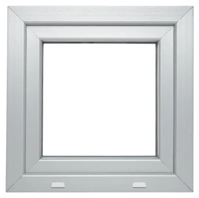 Obrázek produktu pro Plastové okno OS1 vnější strana RAL 9006, vnitřní strana bílá 50x50 cm P