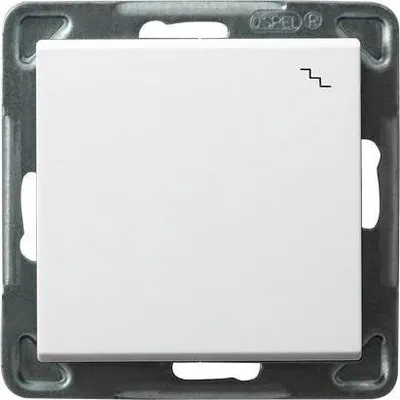 Zdjęcie produktu dla Ospel ŁP-3R/m/00, Biały, IP20, 250 V, 16 A, 71 mm, 42 mm