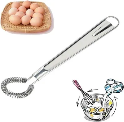 Obrázok produktu pre Ocelová metlička s ergonomickou rukoväťou – na miešanie, šľahanie a rozmiešanie