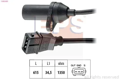 Produktbild von EPS 1.953.053 Kurbelwellensensor Impulsgeber für FIAT PUNTO (188)