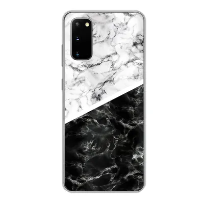 Produktbild von MuchoWow® Handyhülle Schutzhülle Hülle für Samsung Galaxy S20 Marmor - Chic - Collage Silikon Softcase Handy Hülle - Bild