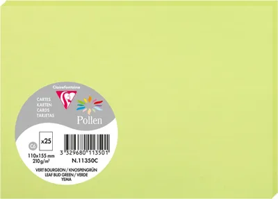 Produktbild von Karte Pollen C6 210g VE=10x25 Stück knospengrün