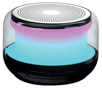 Produktbild von Setty Tragbarer runder RGB-Lautsprecher 5W GB-700 Schwarz
