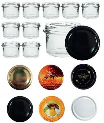 Produktbild von Akada Glasbehälter 235ml für Gewürze Honig Vorräte