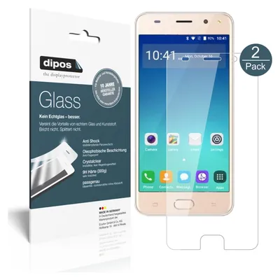 Produktbild von 2x Schutzfolie für Gooweel S11 - Anti-Shock 9H Folie dipos Glass Displayfolie