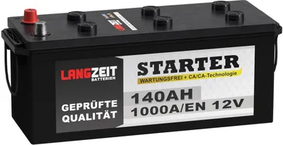 Produktbild von Langzeit LKW Batterie 12V 140Ah 1000AEN Starterbatterie Schlepper Traktor statt 120Ah 125Ah 135Ah