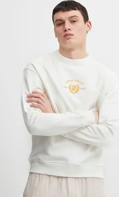 Produktbild von CASUAL FRIDAY CFSage Herren Sweatshirt Pullover Pulli mit Rundhalsausschnitt O-Neck Stickerei