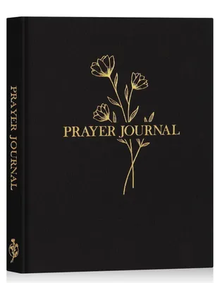 Immagine prodotto di Diario di preghiere da compilare, diario cristiano, quaderno per appunti, regalo religioso, colore nero