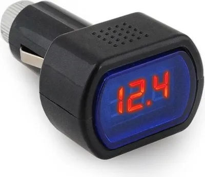 Zdjęcie produktu dla Woltomierz 12V 24V zapalniczka samochodowa tester poziomu naładowania alternator akumulator dioda LED 961