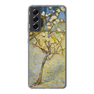 Produktbild von MuchoWow® Handyhülle Schutzhülle Hülle für Samsung Galaxy S21 FE Blühender Birnbaum - Vincent van Gogh Silikon Softcase Handy Hülle - Mobiltelefonhülle