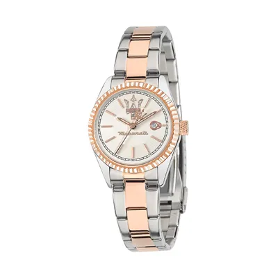 Produktbild von Maserati Edelstahl Uhr Analog COMPETIZIONE Damen silber ros? D2UMAR8853100504