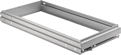 Produktbild von HETTICH Systema Top 2000 Hängeregistratur-Rahmen, 2 x A4+R, KB1000/600mm, Alu-F.