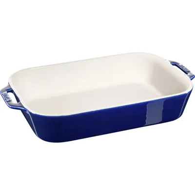 Zdjęcie produktu dla Staub 40511-149-0, Naczynie do pieczenia, Prostokątny, Ceramika, Niebieski, -20 - 300 °C, 4,4 l