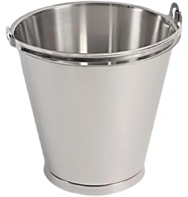 Produktbild von Edelstahleimer PREMIUM, mit Bodenreifen, mit Maßeinteilung, 15 Liter