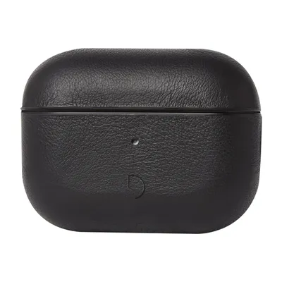 Produktbild von Decoded Airpod Pro Leather Case schwarz