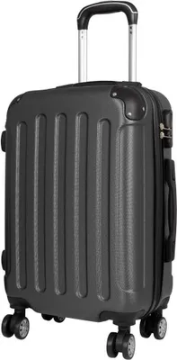 Produktbild von ABS Hartschale Reise Koffer Trolley aufrecht rolllbar Weekender Gronau Anthrazit Gr. M