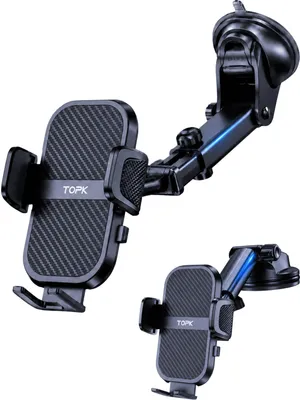 Produktbild von RUHE Auto Handyhalterung mit Saugnapf 360° drehbar KFZ Handyhalter für Windschutzscheibe Dashboard