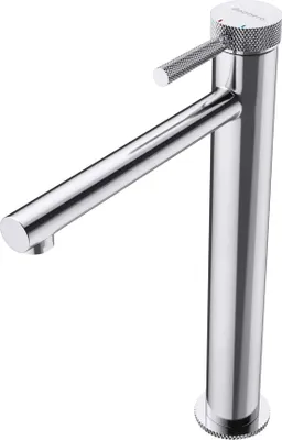 Produktbild von doporro Design Armatur in Silber Waschbeckenarmatur praktischer Einhebelmischer 30,5 cm hoch Waschtischarmatur