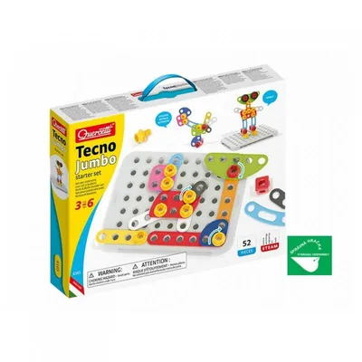 Obrázok produktu pre Stavebnica Tecno Jumbo 52El 6165 Quercetti