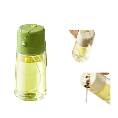 Produktbild von INF 500ml Küchen Glas Öl Sprühflasche - Sprühen und Gießen Ölspender Grün