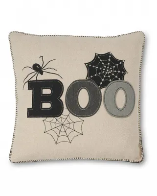 Produktbild von Signature Halloween Kissen ";BOO"; 43x43cm als Wohnaccessoire