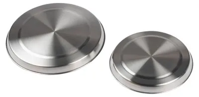 Image de Caches pour plaques de cuisson Fackelmann en acier inoxydable, 21 x 18,5 cm, lot de 2