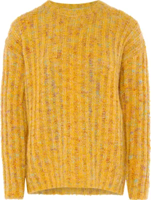 Image de Pull TANUNA pour femmes - jaune multicolore, XL/XXL