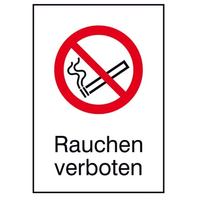 Image de SafetyMarking® Panneau d'interdiction - Interdiction de fumer