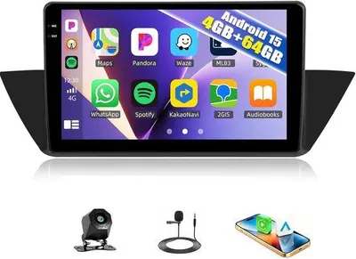 Zdjęcie produktu dla Radio samochodowe 10 cali - Android 15 - 64 GB pamięci - Nawigacja z Bluetooth