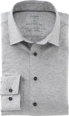 Produktbild von Olymp Hemd grau meliert Modern Fit